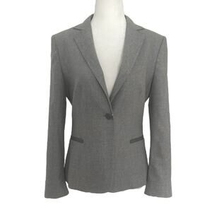 Max Mara Blazer Wool Cashmere Jacket Light Grey 8